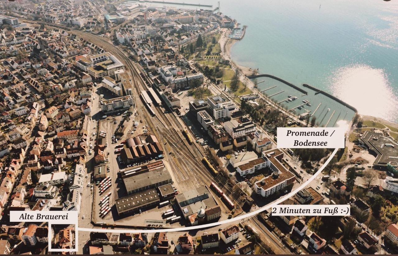 Fewo Braustube Alte Brauerei Friedrichshafen Bagian luar foto